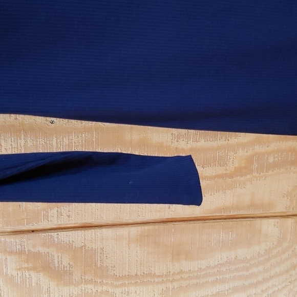 Socialite NWT Navy Blue Long Sleeve Cutout Ribbed Tee Dress Size XS - Picture 3 of 7